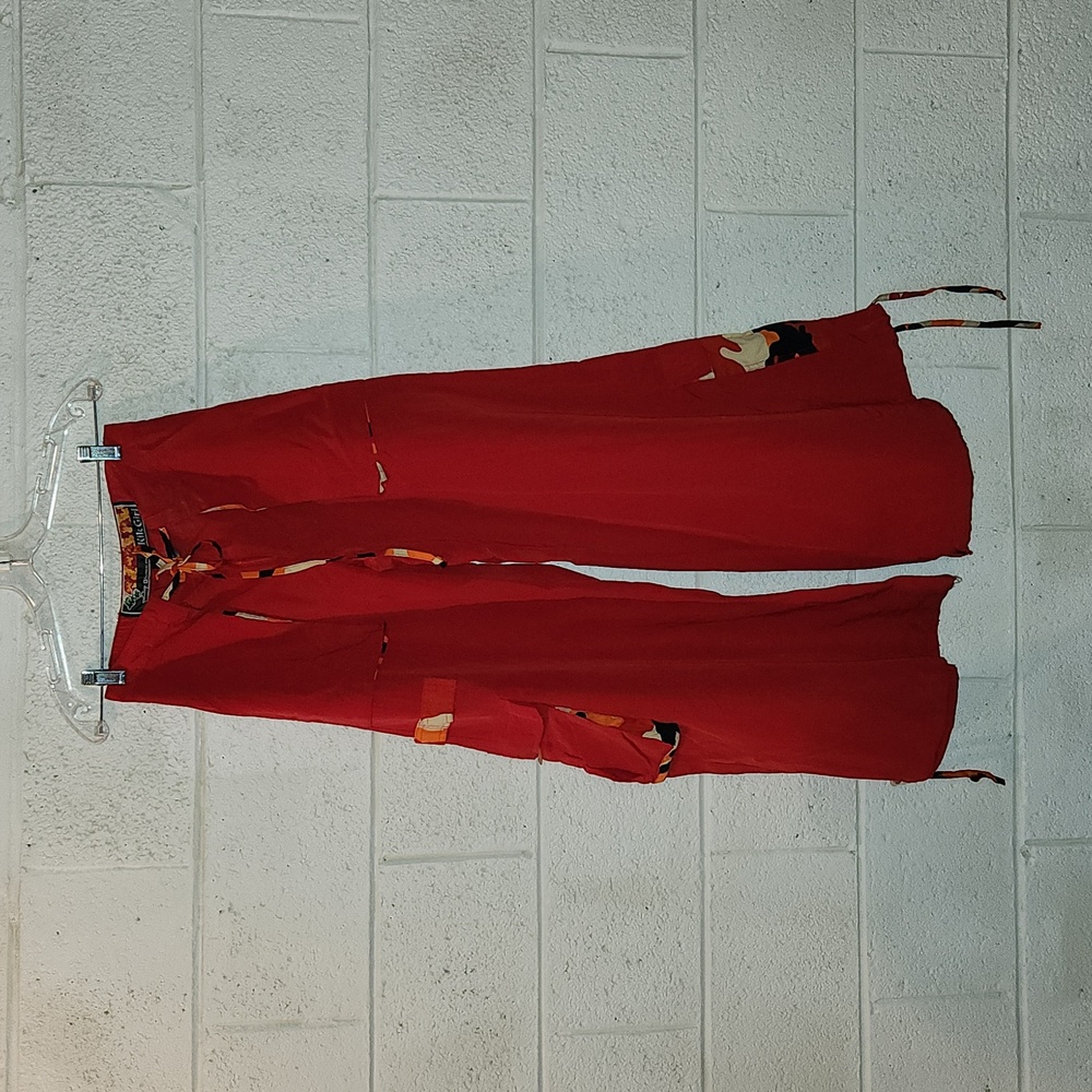 Kikwear Red Cargo Pants